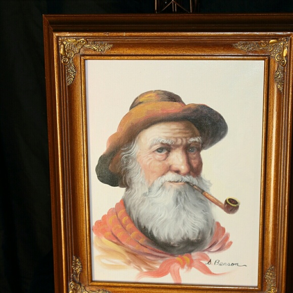 Benson Rare Oil Canvas Painting Reproduction - Picture 3 of 4